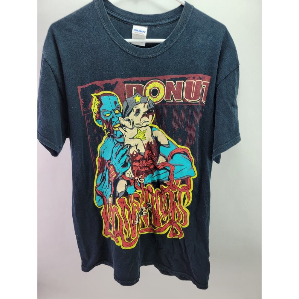 Lions For Lambs Shirt Sz Large Zombie Guts Pig Cop Horror Death Metal
